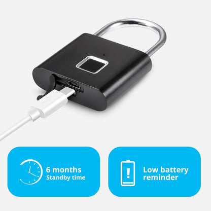 Smart Fingerprint Padlock – Keyless Biometric Security Lock
